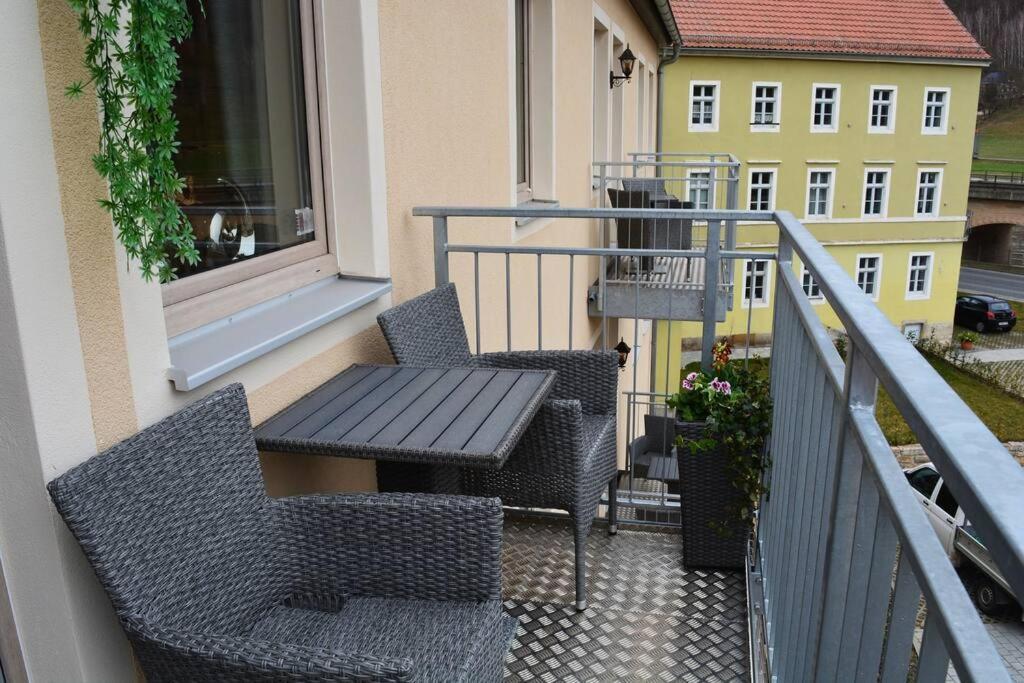 Elbtalblick Koenigstein Im Deutschen Haus Apartment Exterior foto